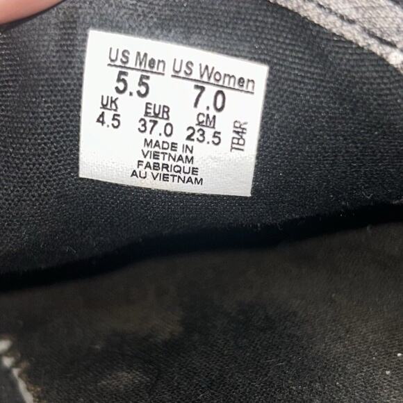 Vans Womens US Size 7 Gray Polka Dot Low Top Lace Up Canvas Sneaker Shoes TB4R - Picture 9 of 11